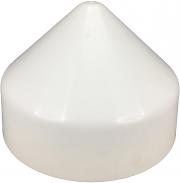 Pactrade Marine Boat Dock Post 7" White Piling Cone Cap Cover Plastic 6PCS